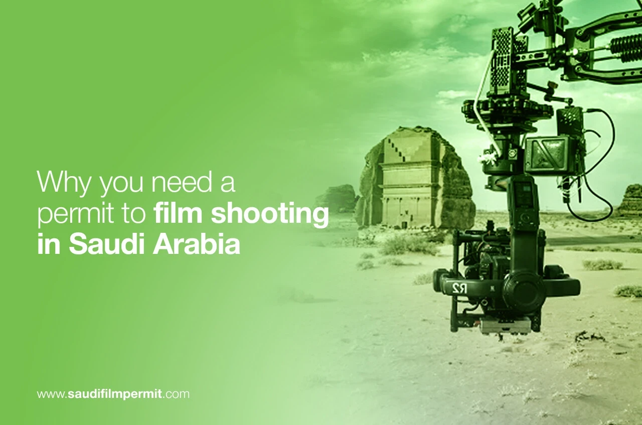 Film shooting in Saudi Arabia